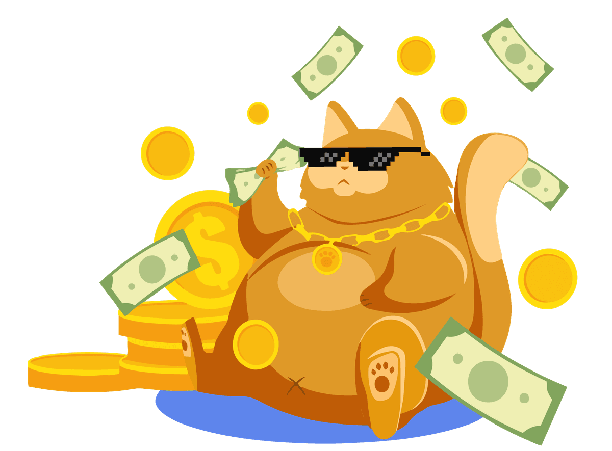 MyMoneyRain mascot