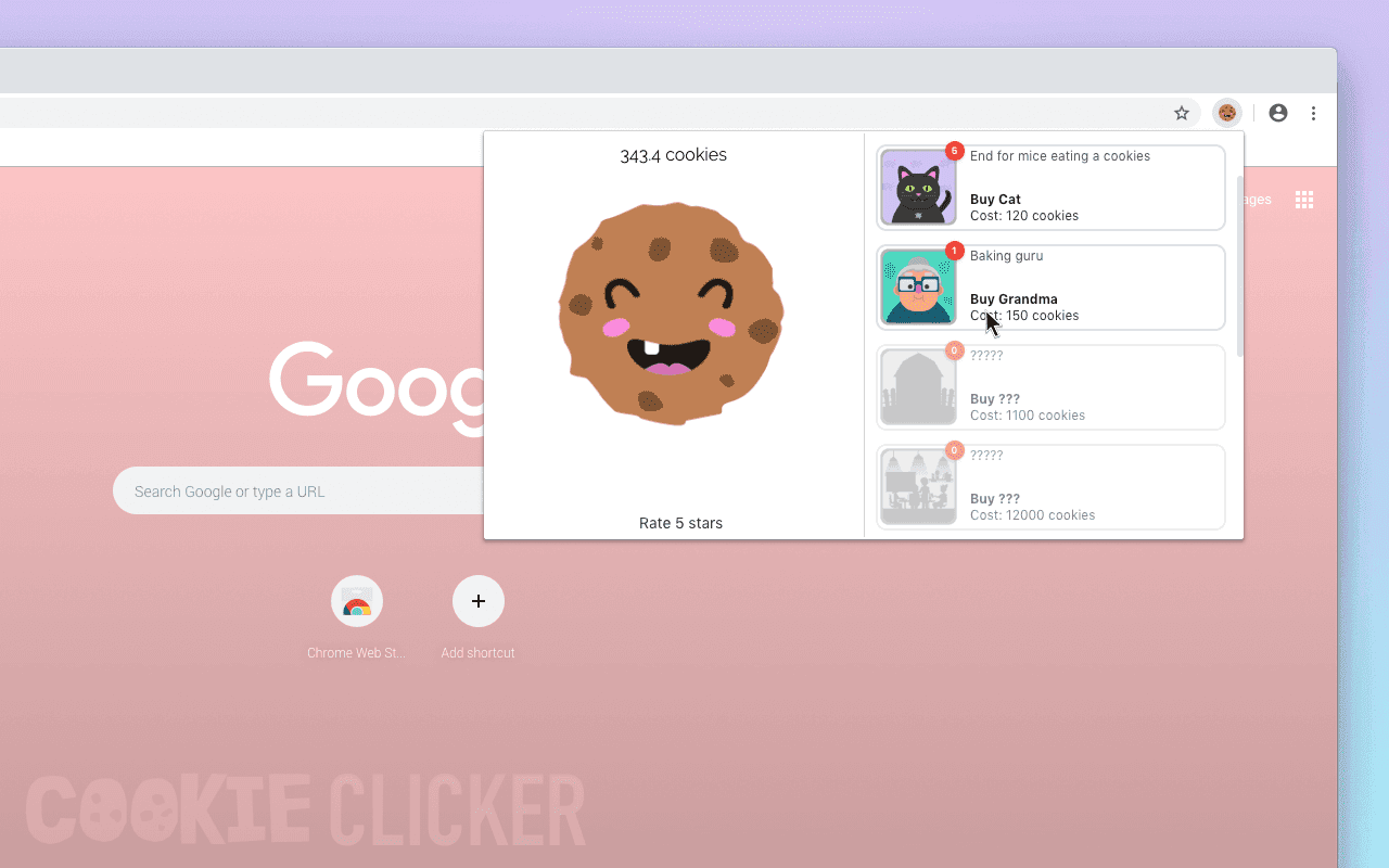 Cookie Clicker gameplay screenshot 8