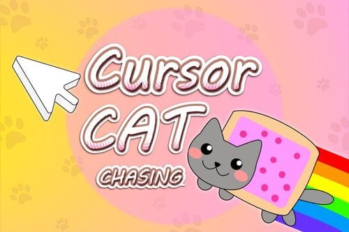 Cursor Cat - un gatito persiguiendo el cursor del ratón