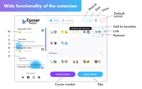 Custom Cursor Helper - курсоры