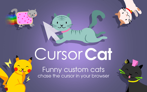 Cursor Cat - un gatito persiguiendo el cursor del ratón