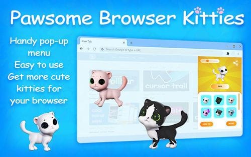 Pawsome Browser Kitties for Browser