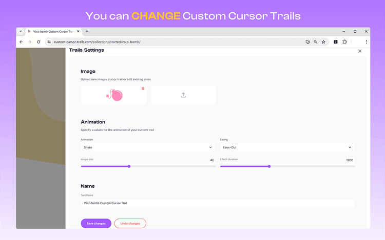 Custom Cursor Trails extension
