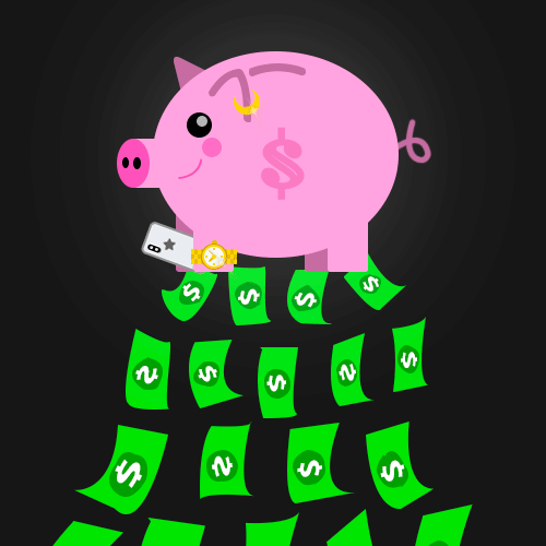 PiggyBank Money Clicker Smart Investor - Level 5 - PiggyBank Money Clicker evolution stage 5 in Piggy Money Clicker game